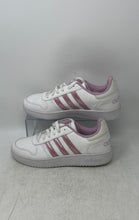 Load image into Gallery viewer, Adidas Kids Hoops 2.0 FY8914 White Pink Lace-Up Sneakers Shoes Size 7
