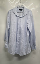 Load image into Gallery viewer, Tommy Hilfiger Mens Light Blue Regular Fit Stretch Dress Shirt Size 17 1/2 34/35
