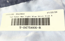 Load image into Gallery viewer, Ted Baker Mens Light Blue Ultra Soft Spread Collar Long Sleeve Dress Shirt Sz 4
