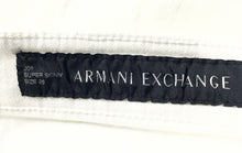 Load image into Gallery viewer, Armani Exchange Womens White Denim Mid-Rise Super Skinny Jeans Sz 26R With Tags
