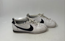 Load image into Gallery viewer, Nike Womens Classic Cortez White Black Lace-Up Low Top Running Shoes Size 9
