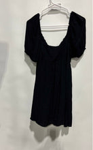 Load image into Gallery viewer, Forever 21 Womens Black Short Sleeve Scoop Neck Mini Dress Size Medium
