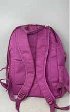 Load image into Gallery viewer, Vera Bradley Womens Campus Purple Adjustable Shoulder Strap Zipper Backpack
