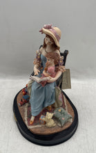 Load image into Gallery viewer, Vintage Monti Franco Women And Child Reading Collectible Porcelain Figurine
