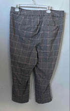 Load image into Gallery viewer, Lane Bryant Mens Black Pink Plaid Print Straight Leg Ankle Pant Size 14
