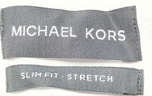 Load image into Gallery viewer, Michael Kors Mens White Slim Fit Stretch Collared Long Sleeve Dress Shirt Size L
