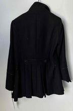 Load image into Gallery viewer, Calvin Klein Womens Black Double-Breasted Peacoat Jacket Size 8 With Tag

