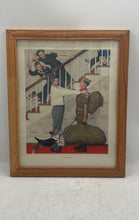 Load image into Gallery viewer, Norman Rockwell Homecoming Signed Museum Store Framed Art Print

