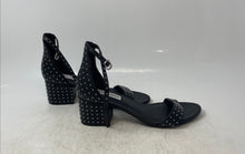 Load image into Gallery viewer, Steve Madden Womens Irenee Black Studded Block Ankle Strap Sandals Size 7M
