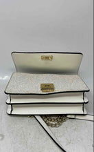 Load image into Gallery viewer, Aldo Womens Karlowa Pearl White Glitter Chain Strap Push Lock Crossbody Purse
