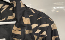 Load image into Gallery viewer, Alfani Womens Black Brown Abstract Print Long Sleeve Full-Zip Jacket Size L
