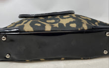 Load image into Gallery viewer, Jessica Simpson Womens Brown Black Animal Print Top Handle Satchel Handbag

