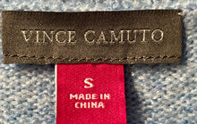 Load image into Gallery viewer, Vince Camuto Womens Blue Snowflake Crew Neck Long Sleeve Pullover Sweater Size S
