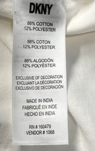 Load image into Gallery viewer, DKNY Mens Off-White Short Sleeve Pocket Crew Neck Oversized Fit T-Shirt Size S
