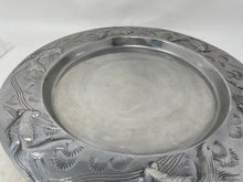 Load image into Gallery viewer, Vintage Arthur Court Silver-Tone Koi Fish Charger Pewter Round Shape Plate
