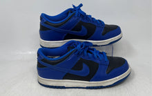 Load image into Gallery viewer, Nike Kids Dunk Low Blue Black Leather Lace-Up Sneakers Shoes Size 5.5
