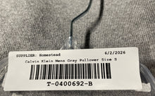 Load image into Gallery viewer, Calvin Klein Mens Gray Ribbed V-Neck Long Sleeve Pullover Sweater Size Small
