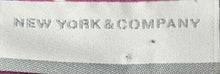 Load image into Gallery viewer, New York &amp; Company Womens Multicolor Striped Print Button-Up Shirt Size L
