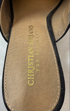 Load image into Gallery viewer, Christian Siriano Womens Black Open Toe Slip-On Block Slide Sandals Size 8
