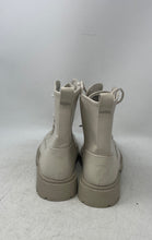 Load image into Gallery viewer, No Boundaries Womens Beige Lace-Up Side-Zip Chunky Combat Boots Size 8
