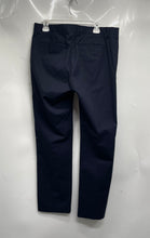 Load image into Gallery viewer, Banana Republic Mens Navy Blue Non-Iron Tailred Slim Fit Dress Pants Size 33x32

