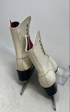Load image into Gallery viewer, Unbranded Womens White Lace-Up Winter Sports Ice Blade Figure Skates Size 5
