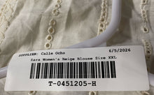 Load image into Gallery viewer, Zara Womens Beige Sleeveless Ruffle Tie Front Cropped Tank Top Size XXL
