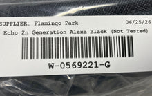 Load image into Gallery viewer, Amazon Echo 2nd Generation Black Alexa Smart Speaker Not Tested
