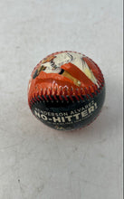 Load image into Gallery viewer, Orange Black Miami Marlins Henderson Alvarez No Hitter 2013 Baseball Ball
