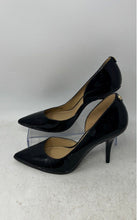 Load image into Gallery viewer, Michael Kors Womens Black Leather Slip-On Stiletto D'Orsay Heels Size 7M
