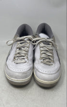 Load image into Gallery viewer, Nike Mens Air Jordan 2 Retro Low White Printed Leather Sneaker Shoes Size 13
