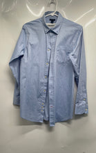 Load image into Gallery viewer, Tommy Hilfiger Mens Blue Regular Fit Collared Long Sleeve Dress Shirt Size 18
