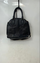 Load image into Gallery viewer, Michael Kors Womens Black Leather Detachable Crossbody Strap Satchel Purse Worn
