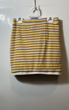Load image into Gallery viewer, Forever 21 Womens Multicolor Striped Elastic Waist Pull-On Short Mini Skirt Sz S

