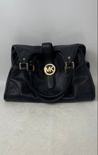 Load image into Gallery viewer, Michael Kors Womens Black Leather Double Handle Bottom Studs Shoulder Handbag
