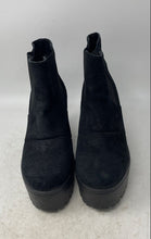 Load image into Gallery viewer, Steve Madden Womens Jada JADA01S1 Black Leather Block Heel Ankle Booties Size 7

