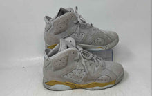 Load image into Gallery viewer, Nike Kids Air Jordan 6 Retro Craft Gray Lace-Up Sneaker Shoes Size 2Y
