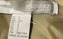 Load image into Gallery viewer, Forever 21 Womens Gold Sequin Side Zip High Waisted Mini Skirt Size Small
