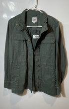 Load image into Gallery viewer, Gap Mens Green Long Sleeve Pockets Regular Fit Full-Zip Utility Jacket Size S

