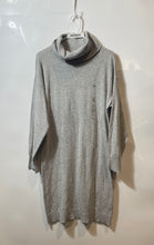 Load image into Gallery viewer, Tommy Hilfiger Womens Gray Long Sleeve Turtleneck Pullover Sweater Dress Size M
