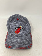 Load image into Gallery viewer, New Era Mens Gray Red Miami Heat Logo Adjustable HWC NBA Basketball Hat
