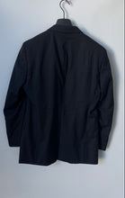 Load image into Gallery viewer, Hugo Boss Mens Black Peak Lapel Long Sleeve Regular Fit Two-Button Blazer Sz 36R
