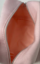 Load image into Gallery viewer, Christian Dior Beauty Womens Pink Embroidered Logo Zip Top Cosmetic Bag Stained
