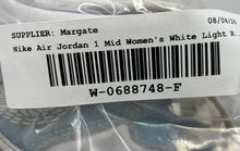 Load image into Gallery viewer, Nike Womens Jordan 1 Mid HQ2005-100 White Light Blue Sneaker Shoes Size 8

