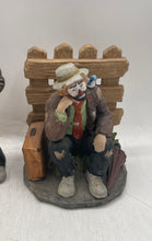 Load image into Gallery viewer, Lot Of 4 Pcs Assorted Multicolor Mixed Variety Hand-Painted Clown Figurines
