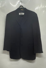 Load image into Gallery viewer, Donna Karan Mens Black Long Sleeve Notch Lapel Three-Button Blazer Size 40/33R
