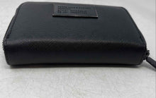 Load image into Gallery viewer, Prune Womens Penny Black Saffiano Leather Multiple Card Slots Zip-Around Wallet
