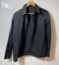 Load image into Gallery viewer, Authentic Fendi Mens Black Long Sleeve Collared Dress Shirt Size EUR 38
