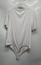 Load image into Gallery viewer, Express Womens White Short Sleeve Sweetheart Neck One-Piece Bodysuit Size XL
