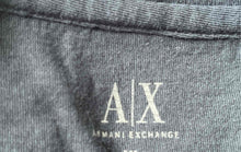 Load image into Gallery viewer, Armani Exchange Mens Black Graphic Print Cotton Short Sleeve T-Shirt Size XL
